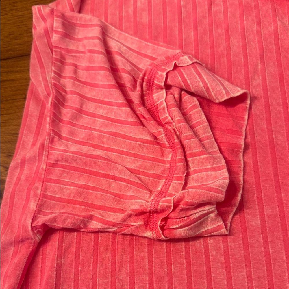 Zenana Outfitters Pink Ribbed Top - Picture 3 of 4